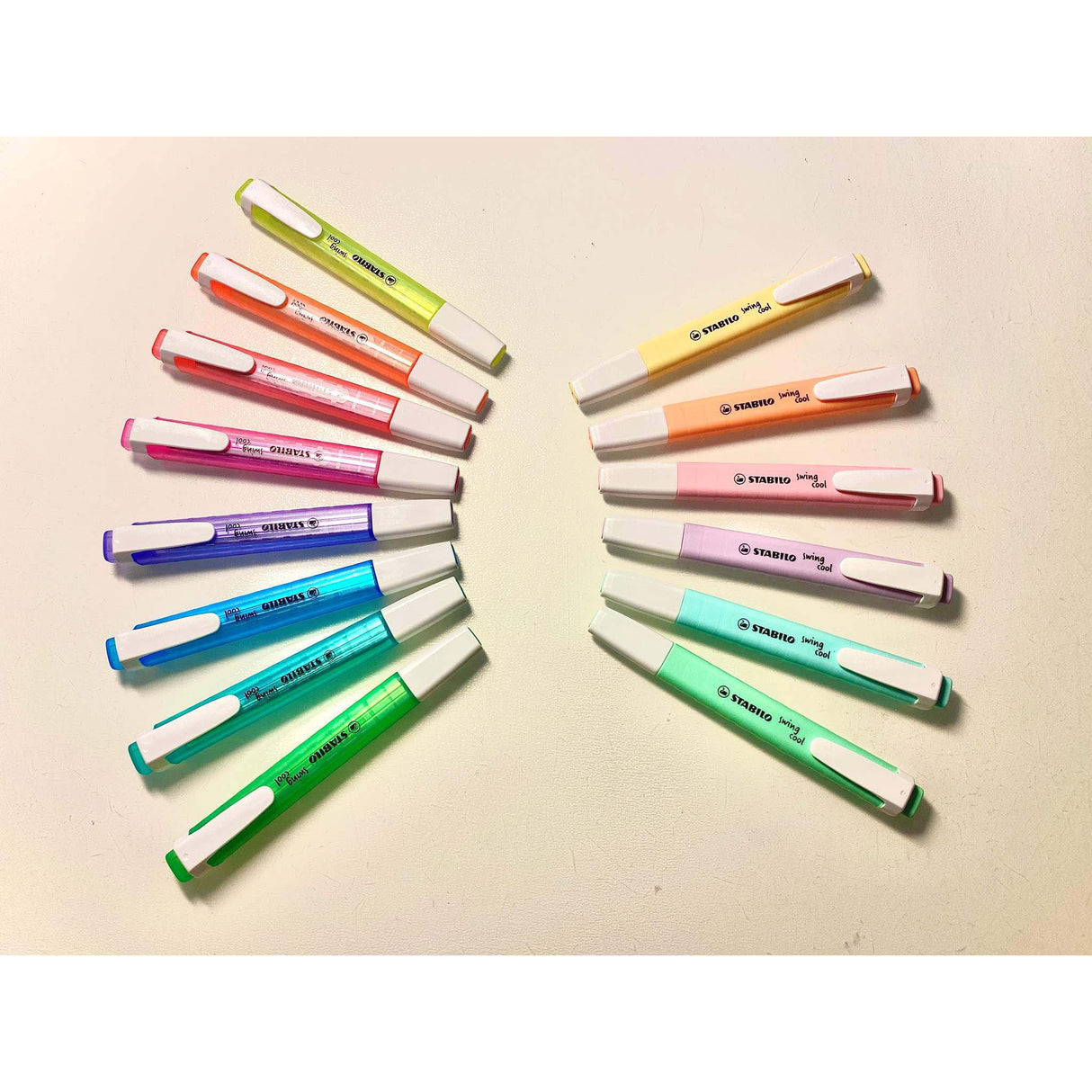 Textmarker Stabilo Swing Cool 4 culori/set Textmarker Stabilo