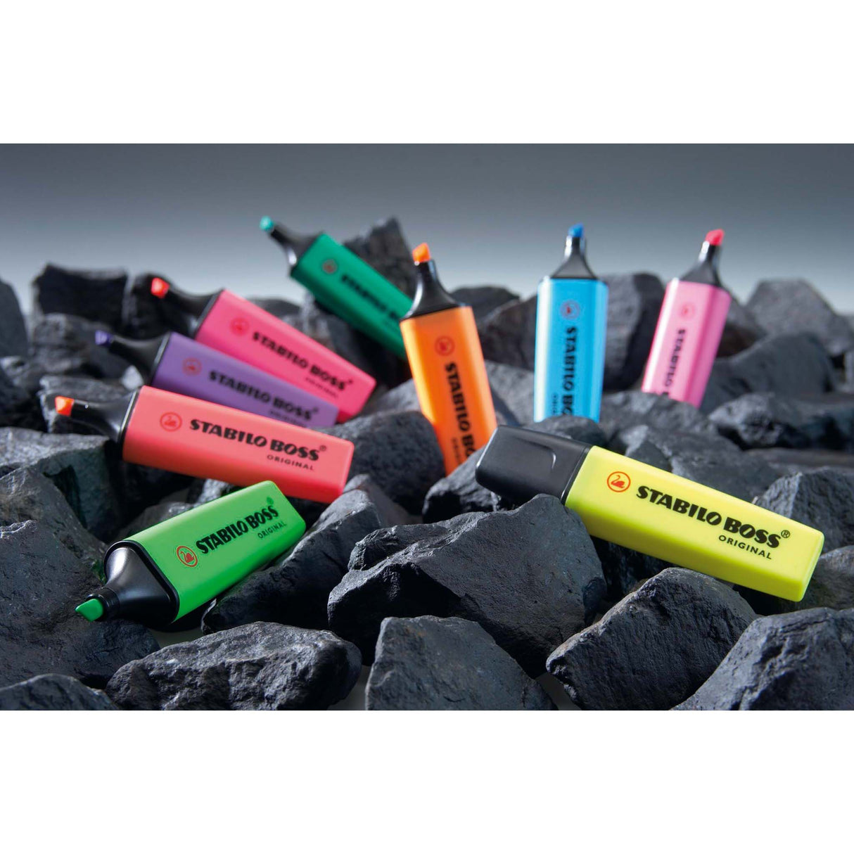 Textmarker Stabilo Boss Original set 4 culori Textmarker Stabilo