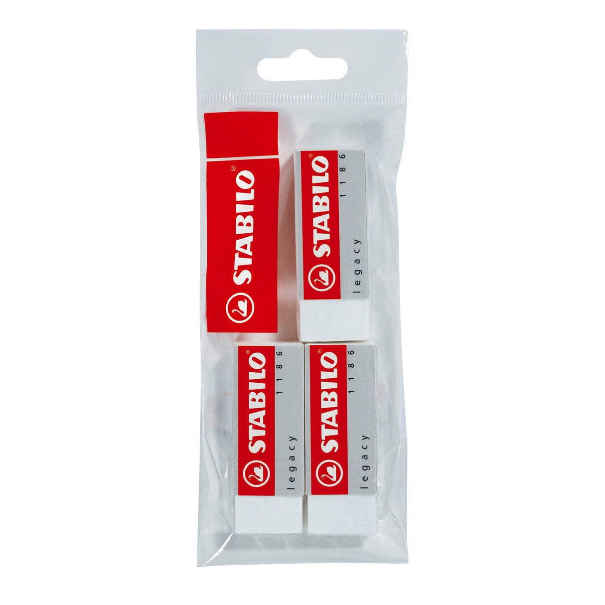 Radiera Stabilo Legacy 1186, alb, 3 bucati / set eco Accesorii birou Stabilo