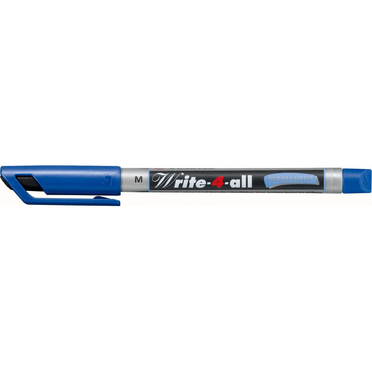 Marker permanent Stabilo Write-4-all, M, albastru Markere Stabilo