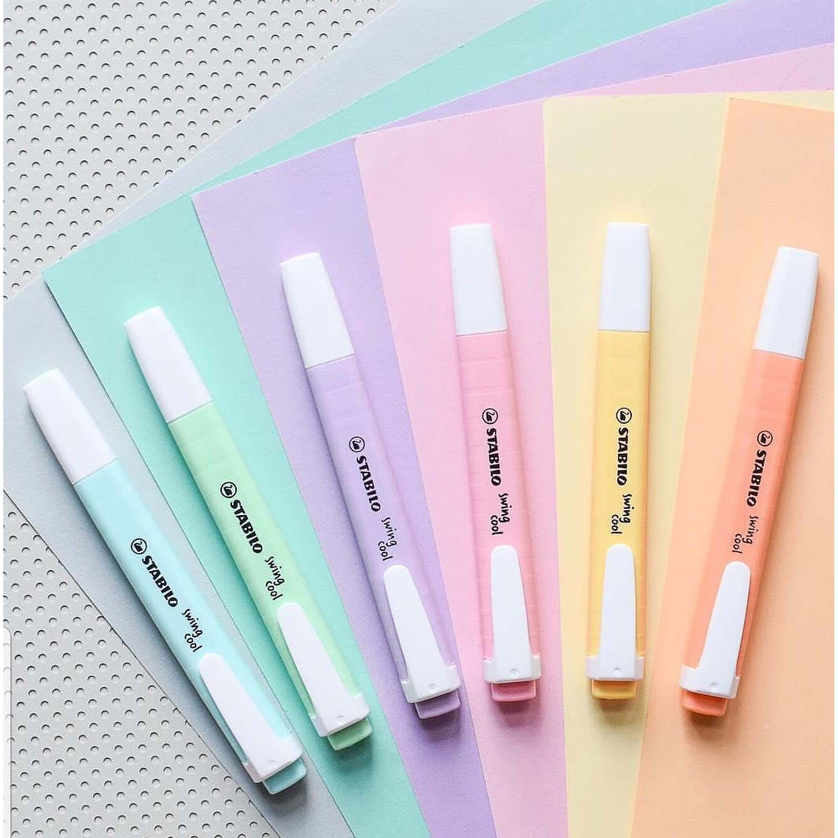 Textmarker Stabilo Swing Cool Pastel set 8 culori Textmarker Stabilo