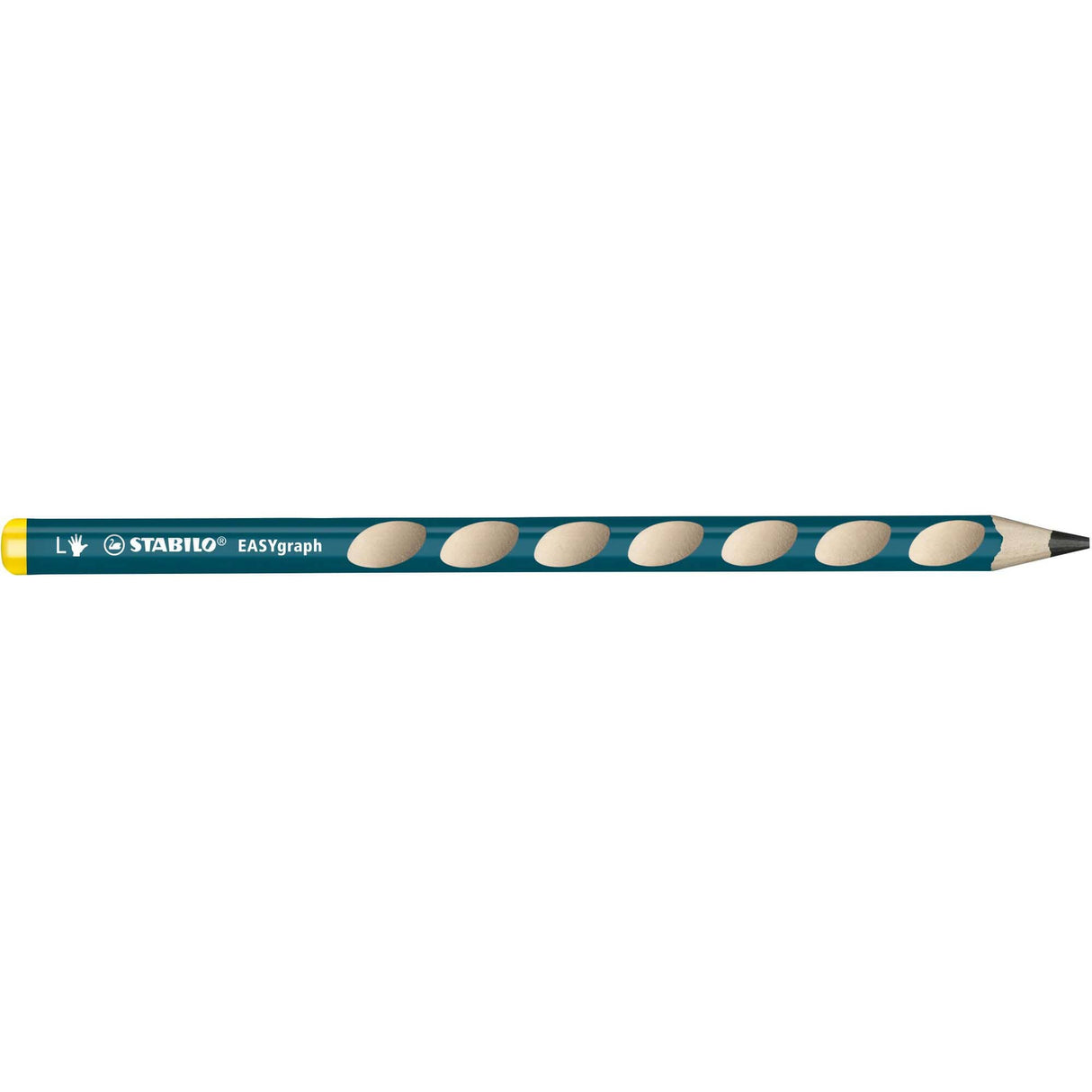 Creion grafit Stabilo EASYgraph,HB, fara radiera, ergonomic, pentru stangaci, albastru petrol Creioane grafit Stabilo