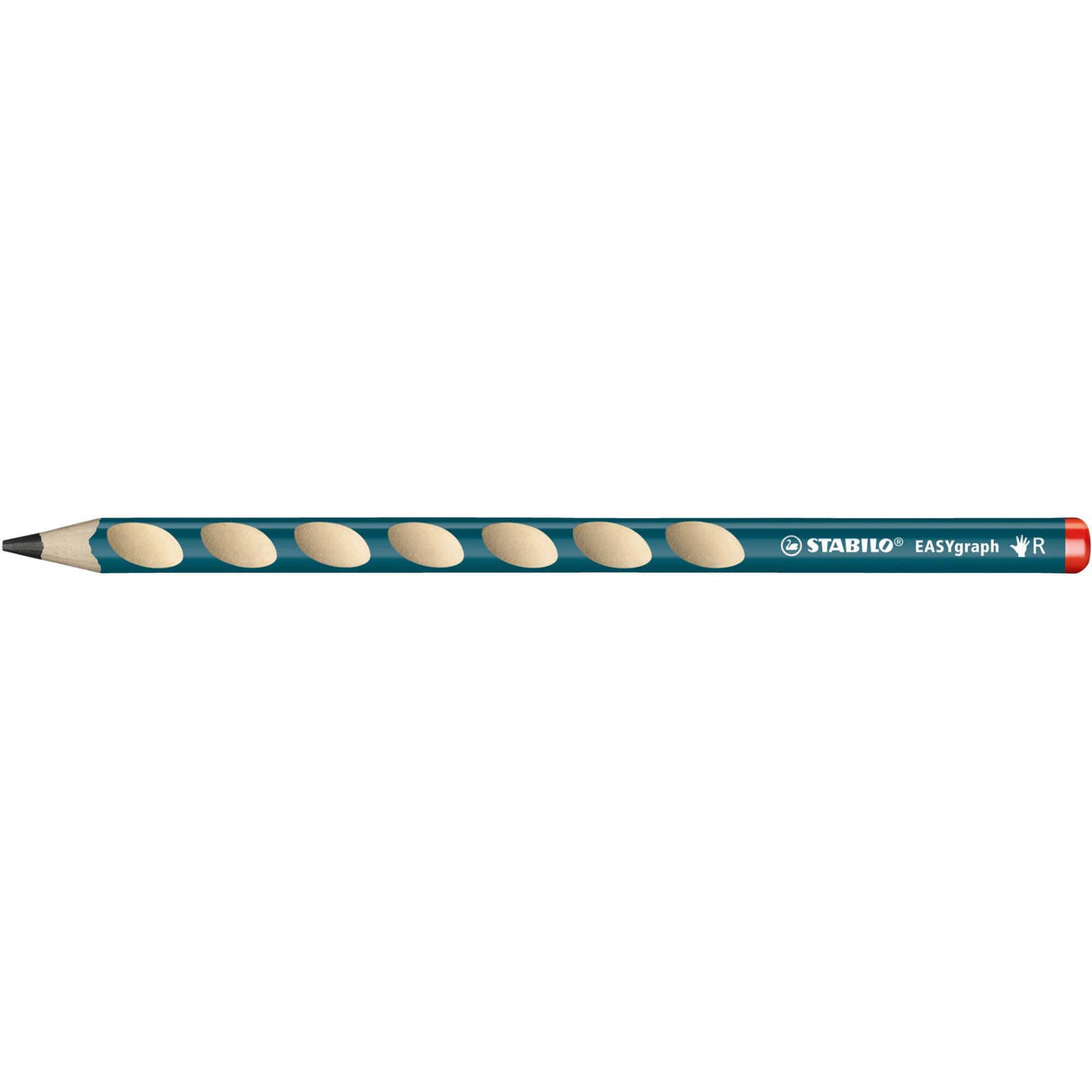 Creion grafit Stabilo EASYgraph,HB, fara radiera, ergonomic, pentru dreptaci, albastru petrol Creioane grafit Stabilo