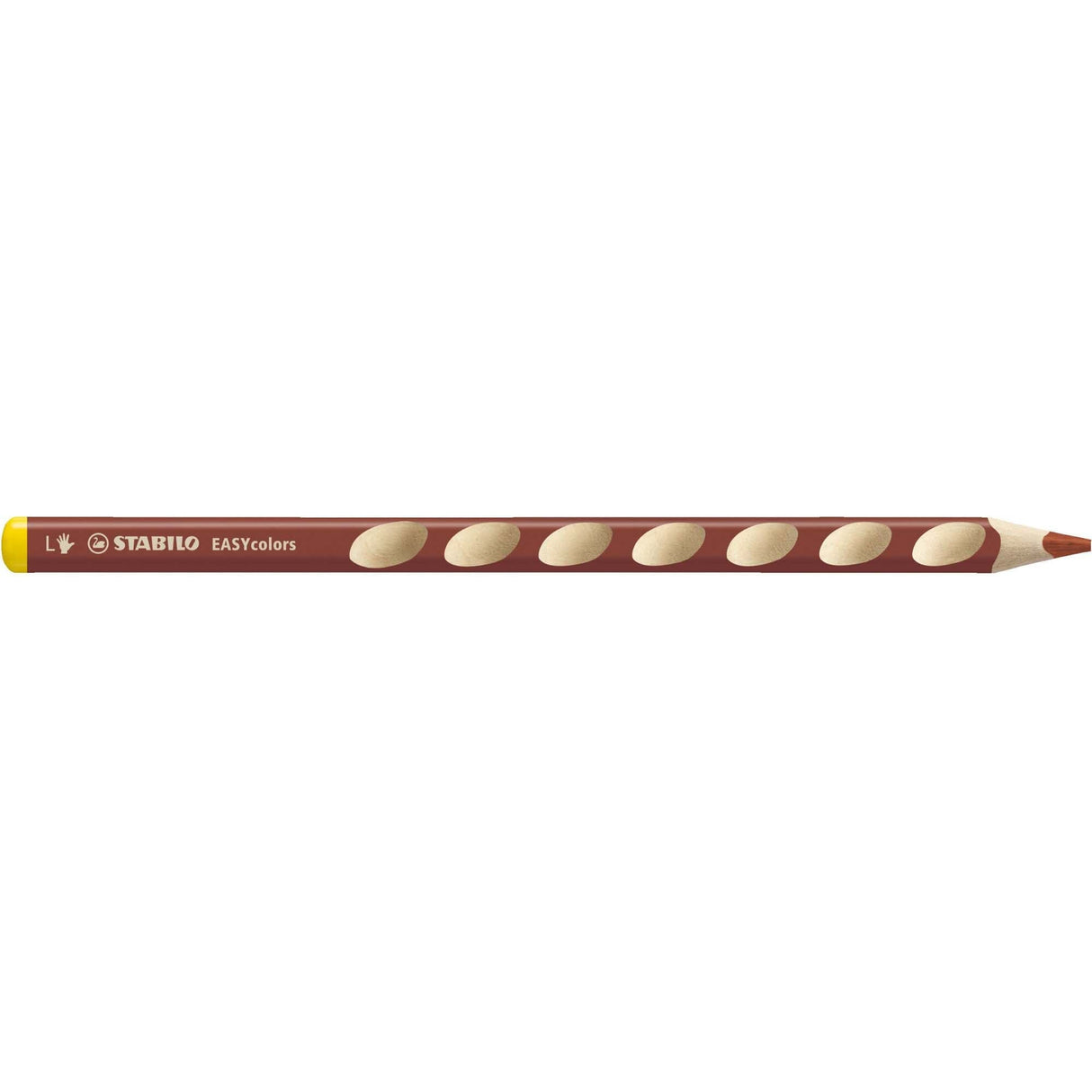 Creion colorat Stabilo EASYcolors, pentru stangaci, maro Creioane colorate Stabilo