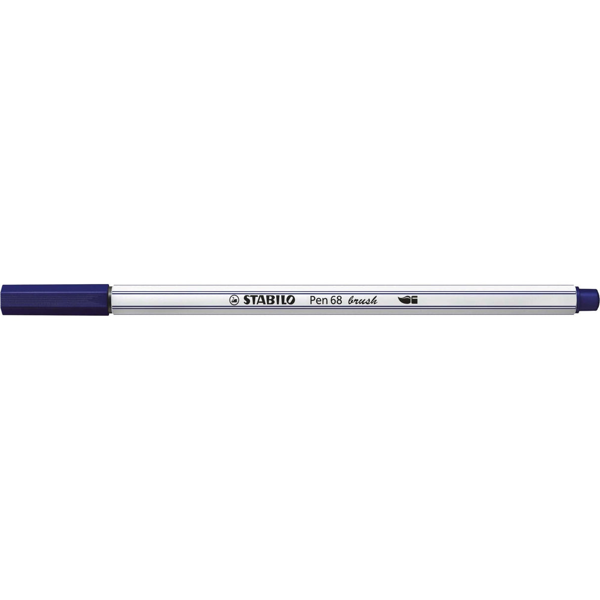 Carioca Stabilo Pen 68 Brush, cu varf tip pensula, prussian blue Carioci Stabilo