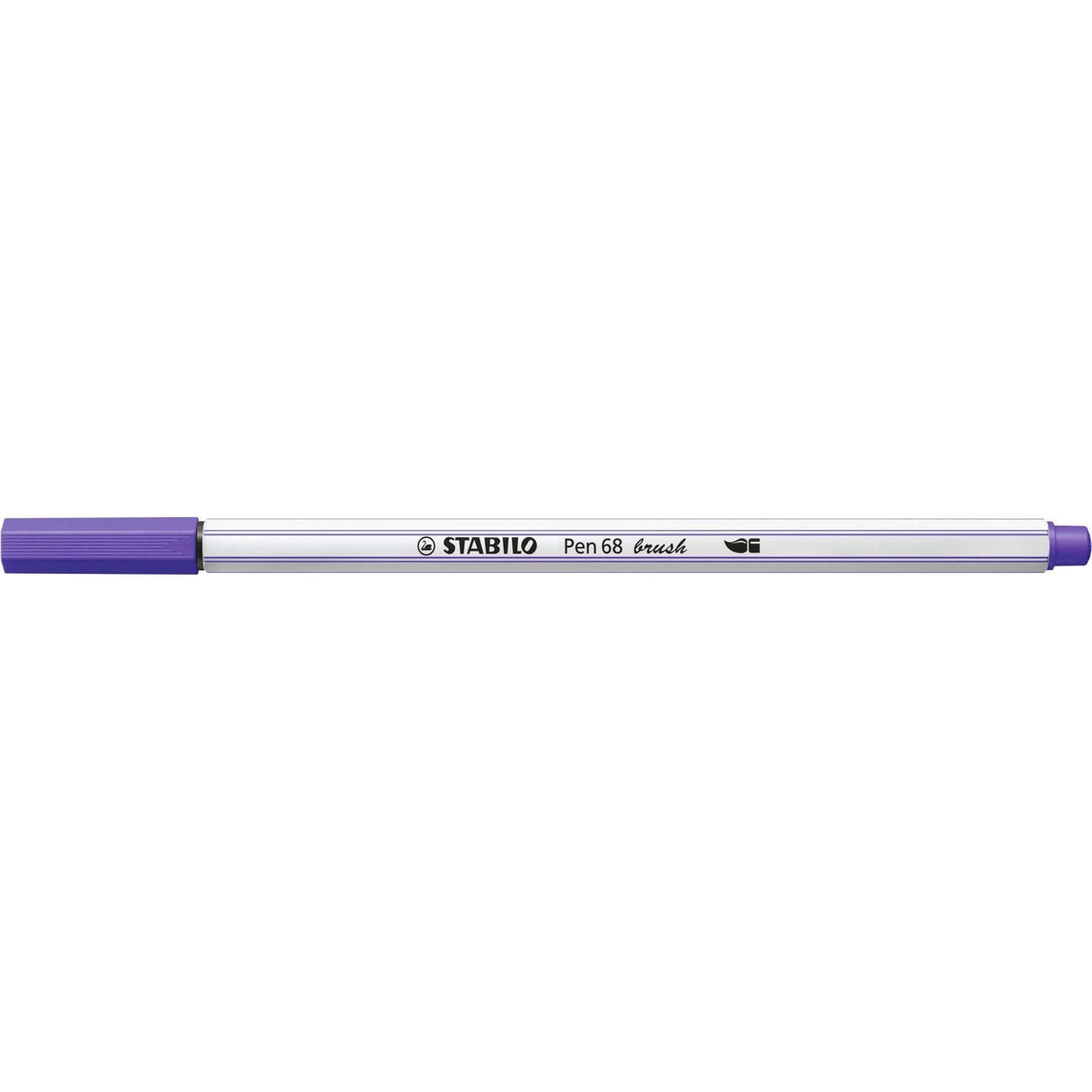 Carioca Stabilo Pen 68 Brush, cu varf tip pensula, violet Carioci Stabilo