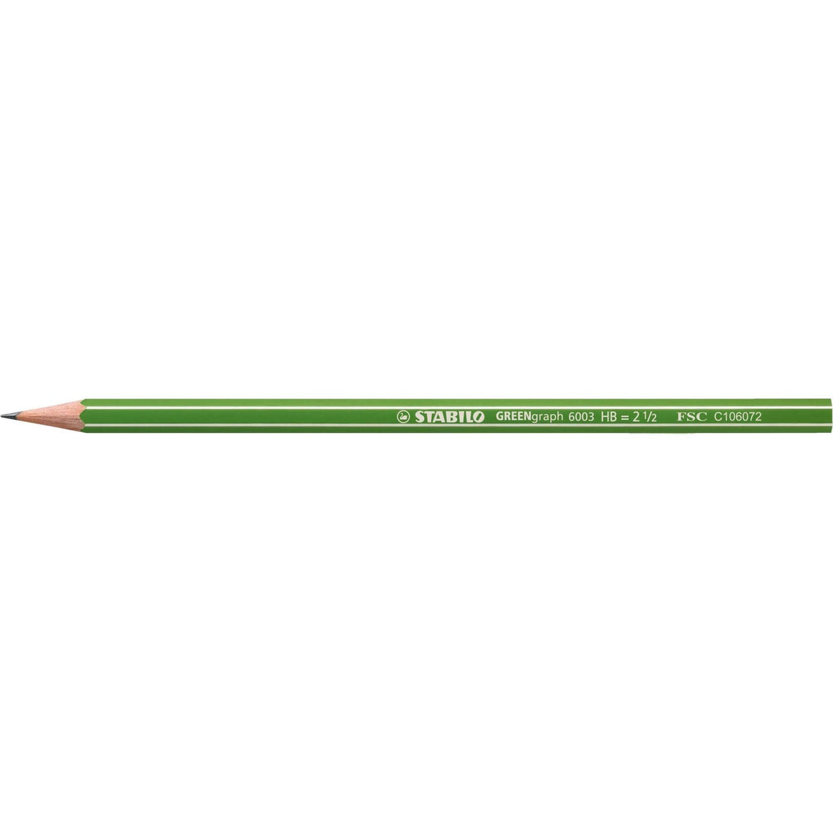 Creion grafit Stabilo GREENgraph 6003, HB, fara radiera, corp verde Creioane grafit Stabilo