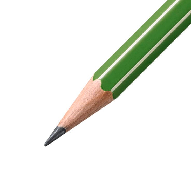 Creion grafit Stabilo GREENgraph 6004, HB, cu radiera, corp verde Creioane grafit Stabilo