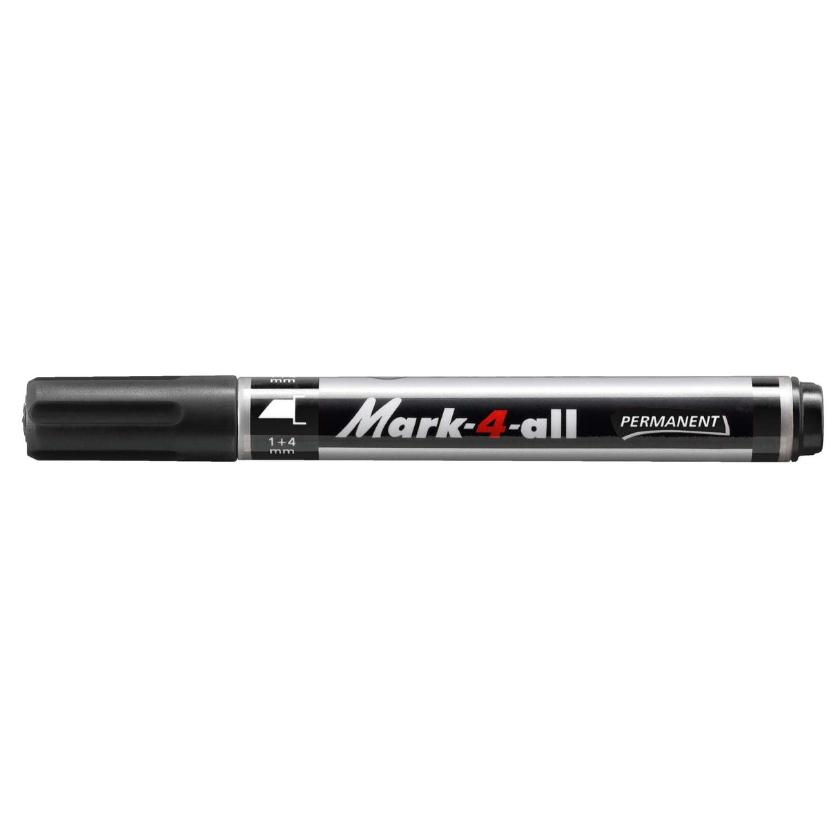 Marker permermanent Stabilo Mark-4-all, 653, B, varf tesit, negru Markere Stabilo
