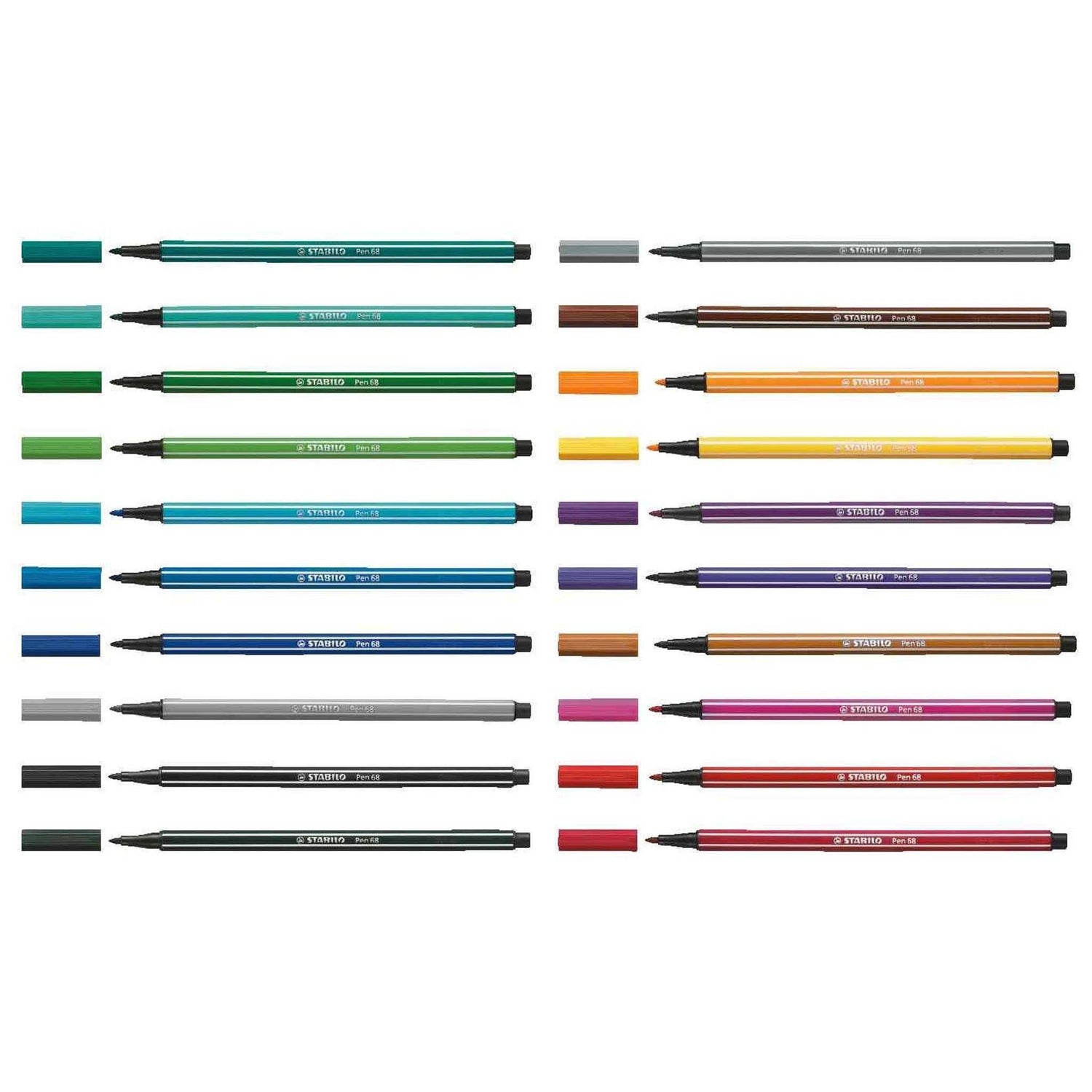 Carioca Stabilo Pen 68 20 culori/set Paperie.ro