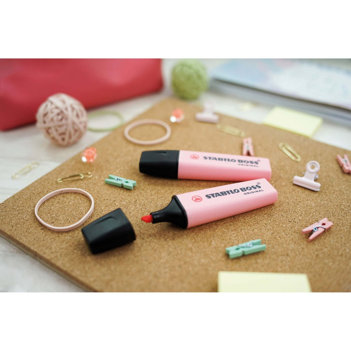 Textmarker Stabilo Boss Original Pastel, pink blush Textmarkere Stabilo