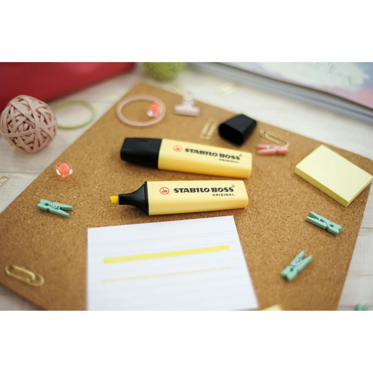 Textmarker Stabilo Boss Original Pastel, milky yellow Textmarkere Stabilo