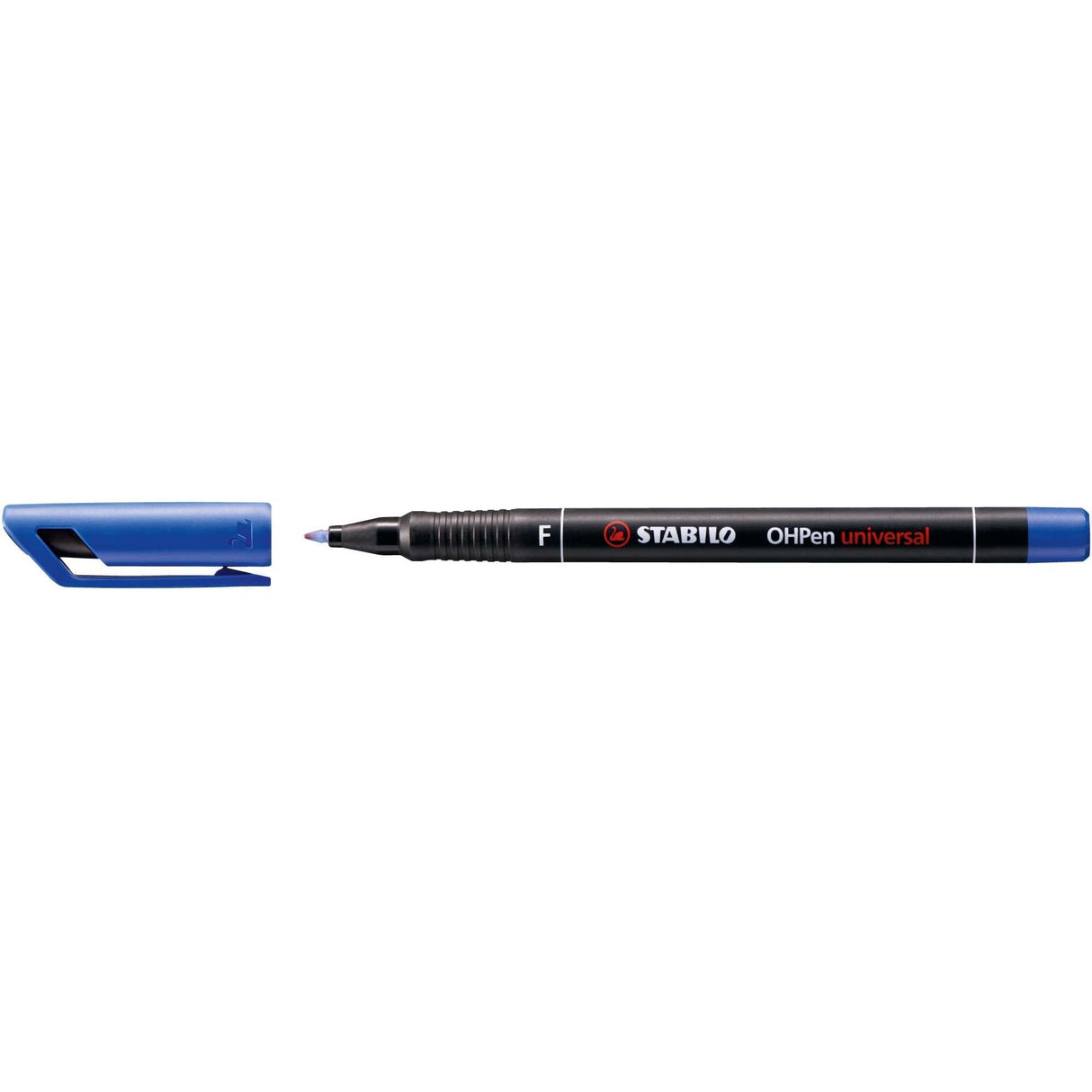 Marker universal permanent Stabilo OHPen, F, albastru Markere Stabilo
