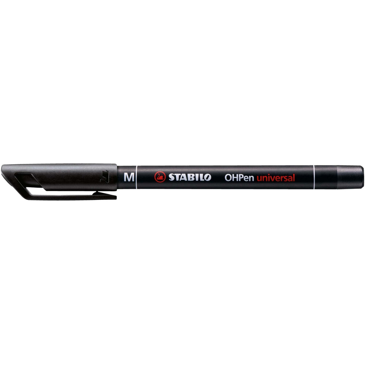 Marker universal permanent Stabilo OHPen, M, negru Markere Stabilo