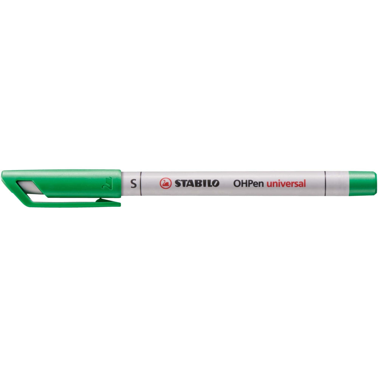 Marker universal nepermanent Stabilo OHPen, S, verde Markere Stabilo