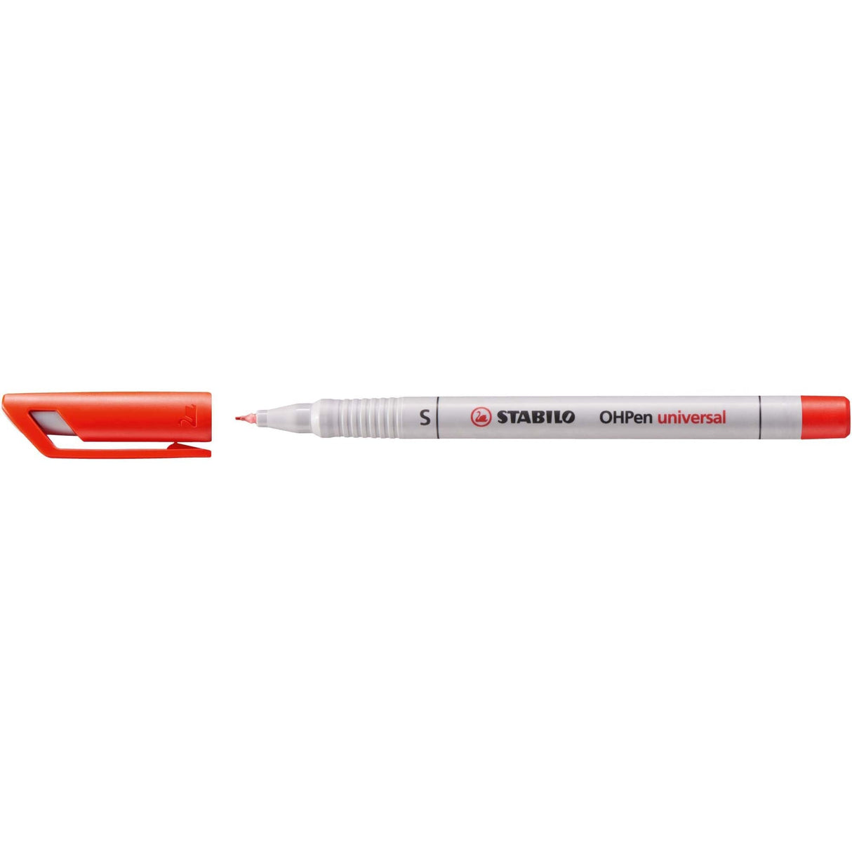 Marker universal nepermanent Stabilo OHPen, S, rosu Markere Stabilo