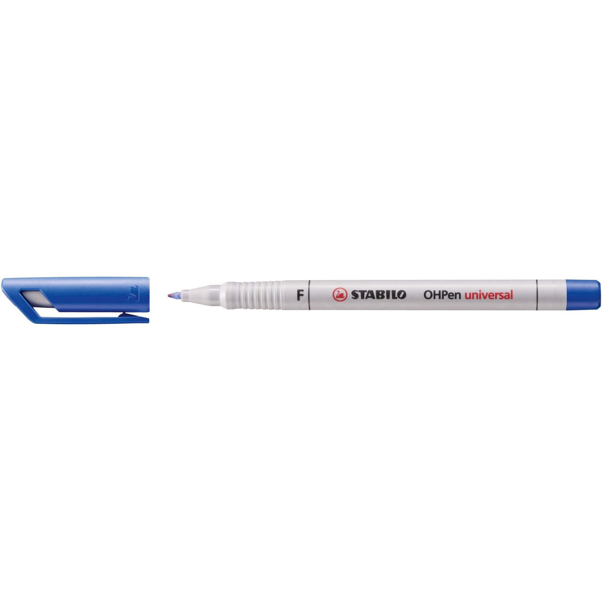 Marker universal nepermanent Stabilo OHPen, F, albastru Markere Stabilo