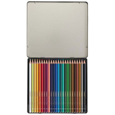 Creioane colorate Stabilo Original, 24 culori / set, cutie metalica Creioane colorate Stabilo