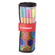 Fineliner Stabilo Point 88, 25 culori / set, rollerset Arty Fineliner Stabilo