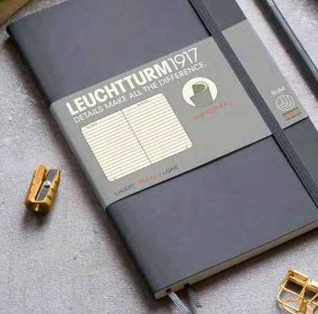 Caiet Bujo A5 Classic - Anthracite, 251 pagini BUJO Leuchtturm 1917