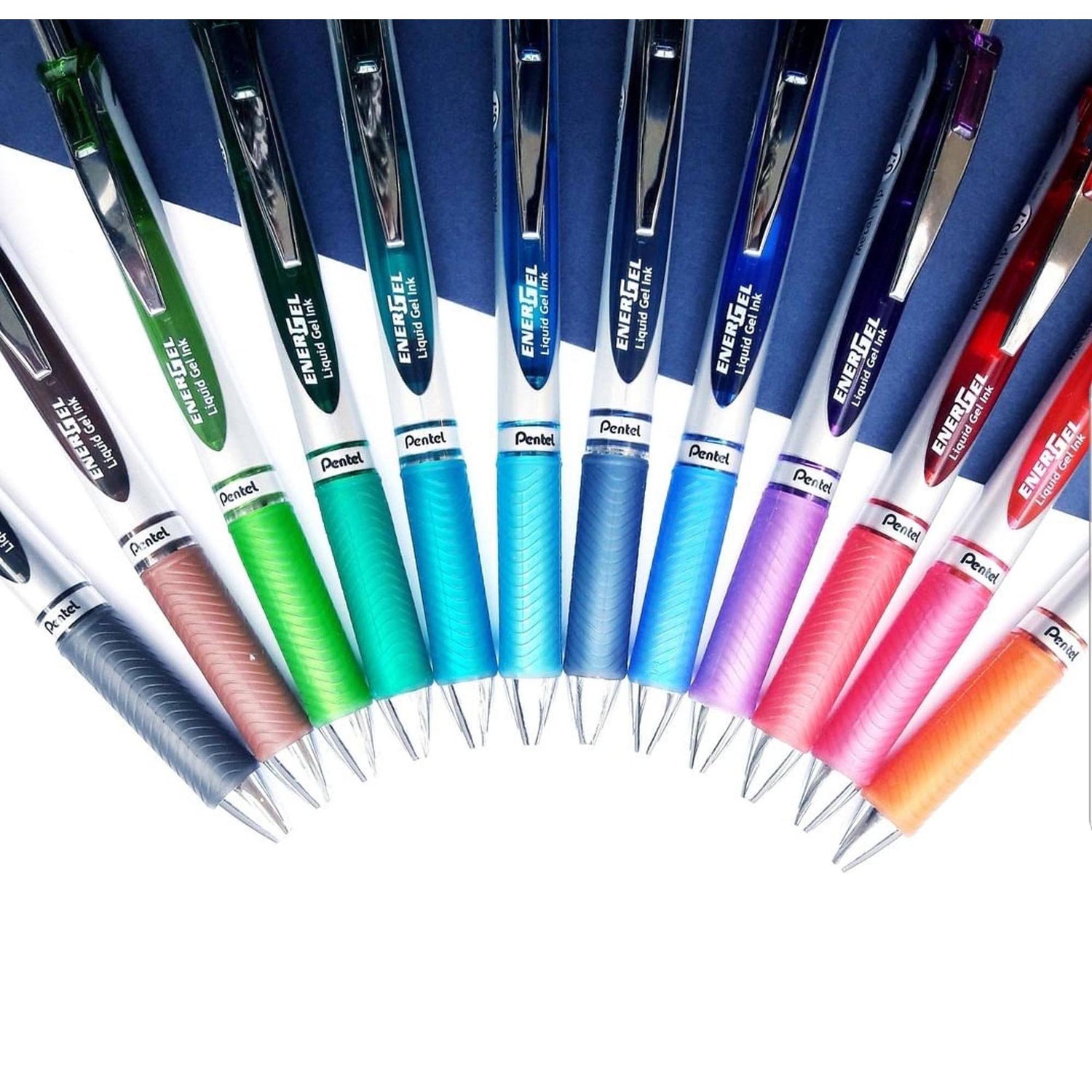 Roller Energel PENTEL cu mecanism 0.7mm 10 buc/set plastic ROLLERE CU GEL Pentel
