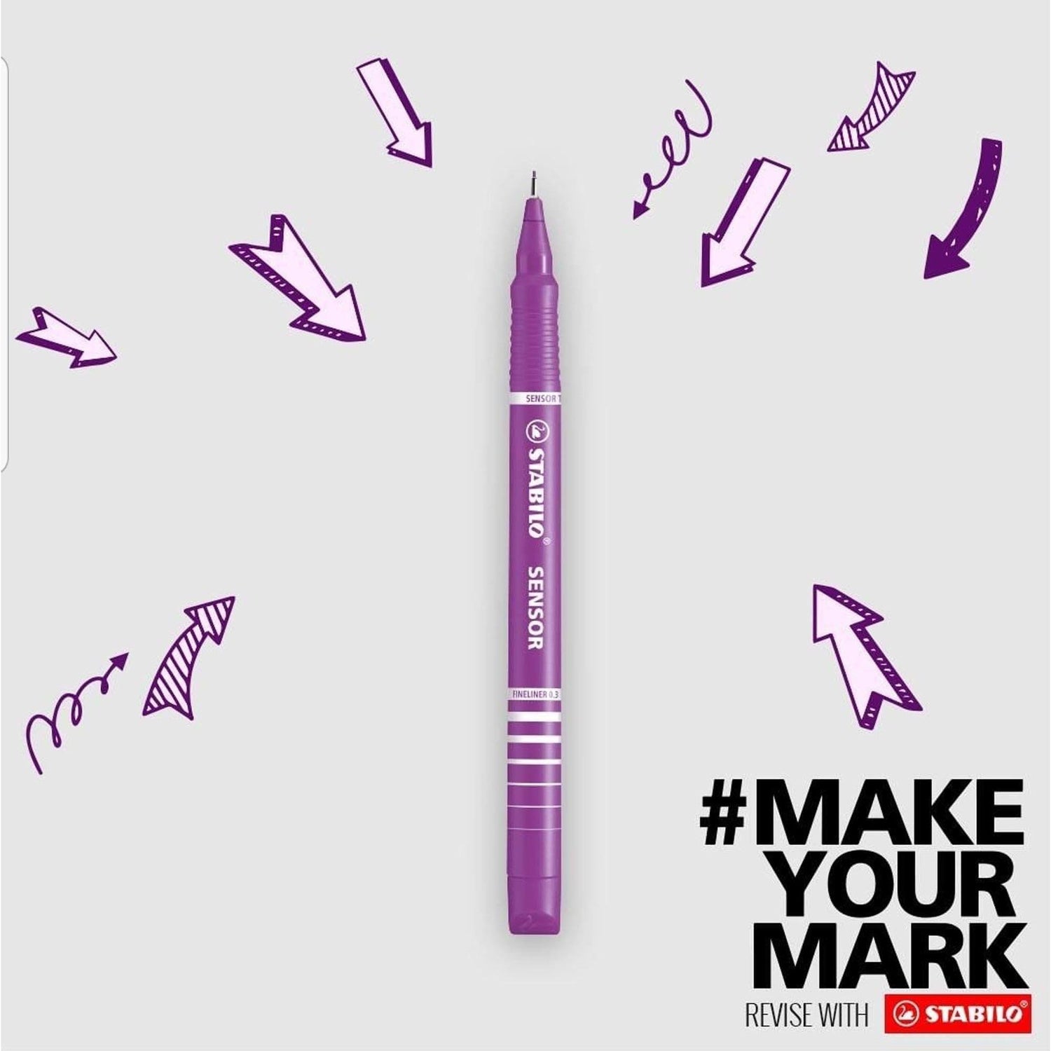 Fineliner STABILO Sensor F set 6 culori Fineliner Stabilo