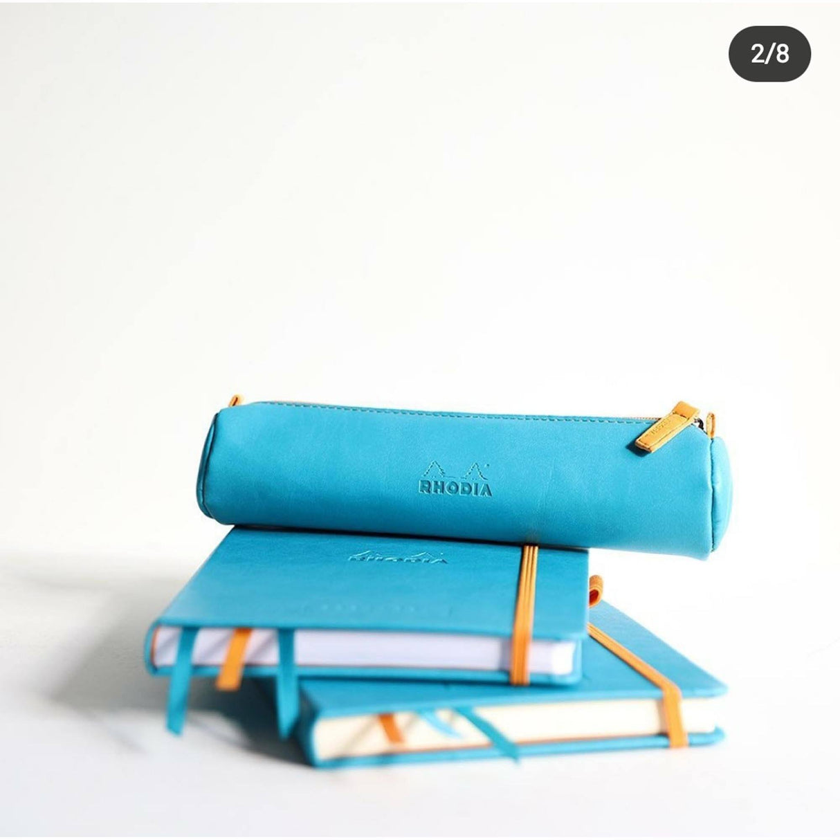 Agenda A5 240 pagini Rhodia GOALBOOK turqoaz, punctat, coperta rigida Agenda Rhodia