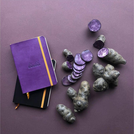 Agenda A5 240 pagini Rhodia GOALBOOK mov punctat, coperta rigida Agenda Rhodia