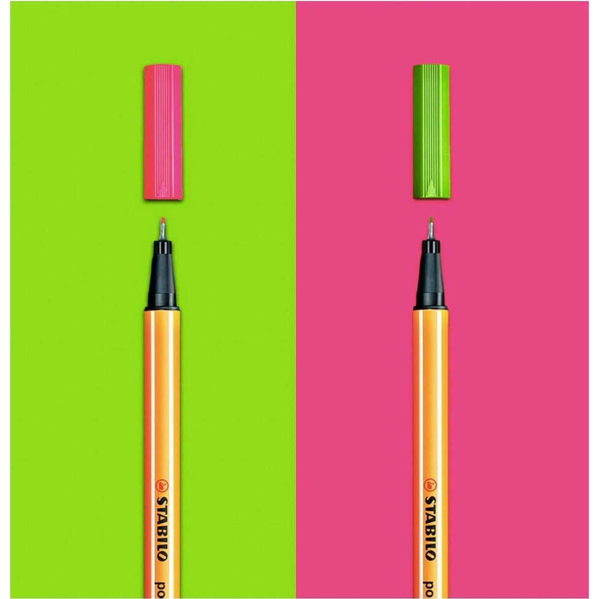 Fineliner STABILO point 88 set 20 culori in Etui Zebrui Fineliner Stabilo