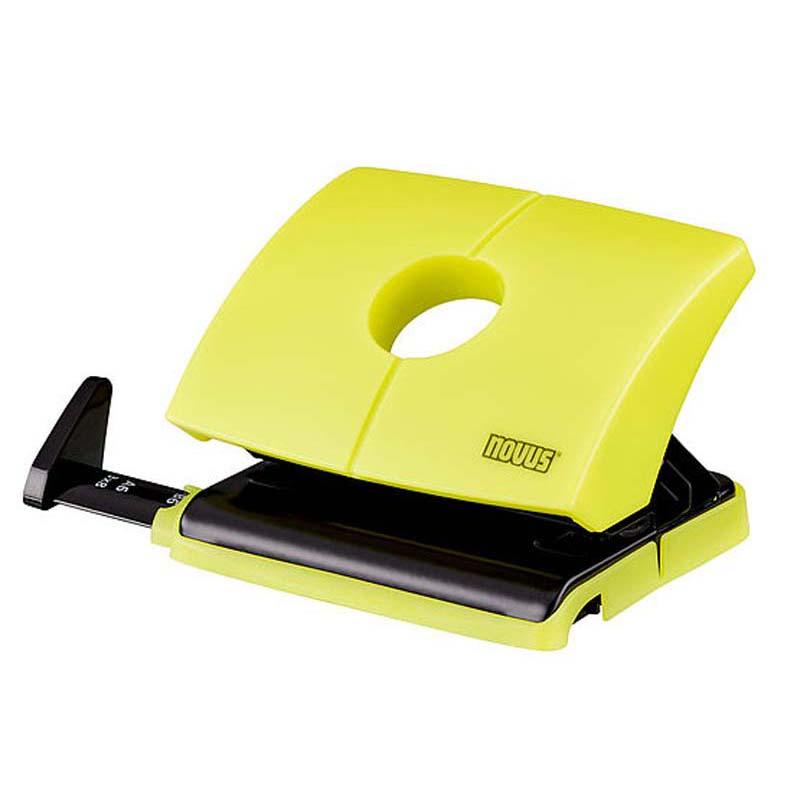 Perforator Novus pentru 16 coli in verde 'lime' Perforator Novus|Dahle