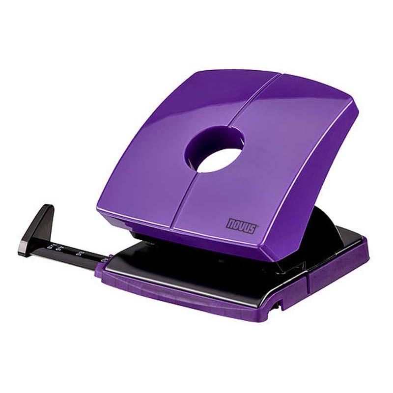 Perforator Novus pentru 30 coli in lila Perforator Novus|Dahle