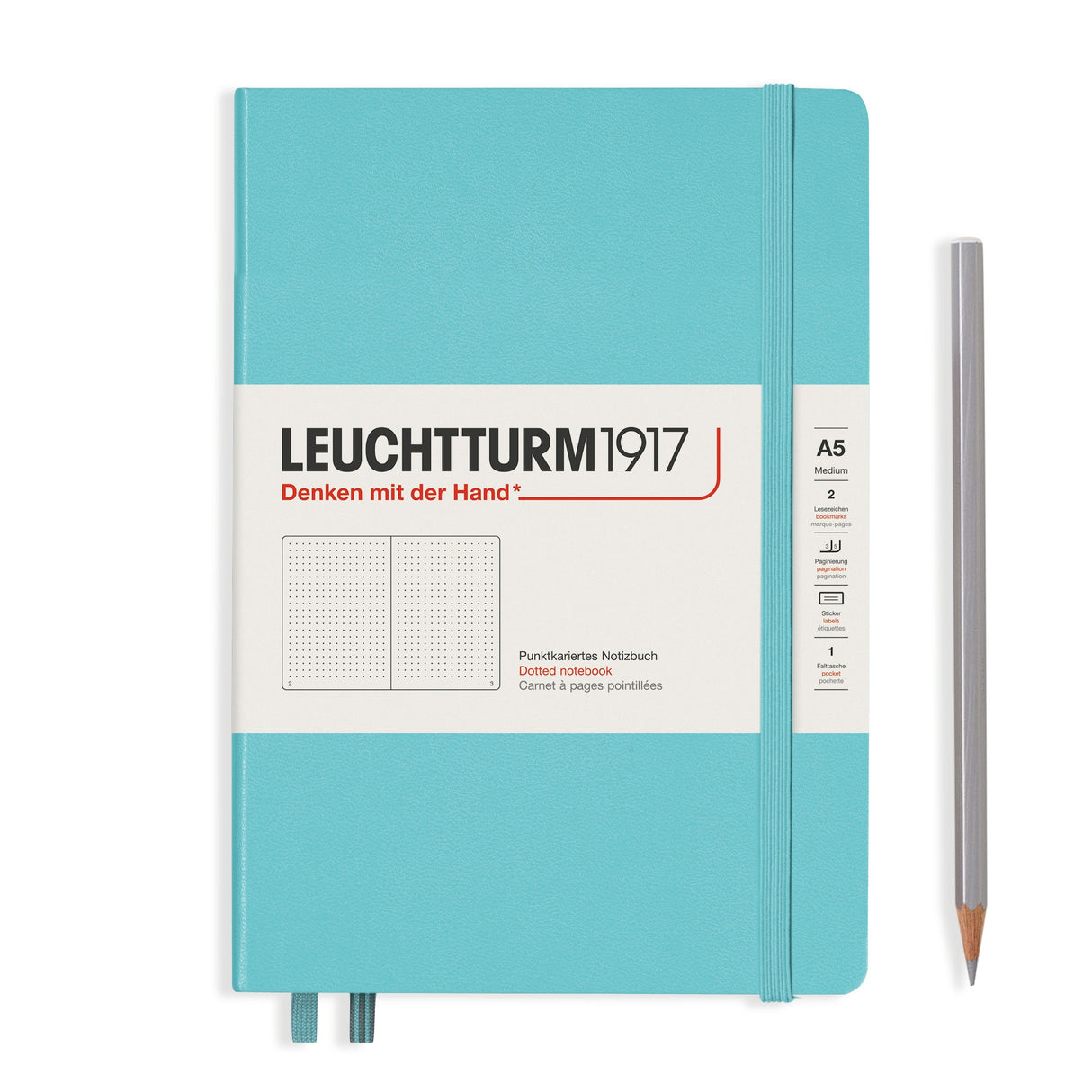 Caiet Bujo A5 Rising Colors - aquamarin hardcover BUJO Leuchtturm 1917