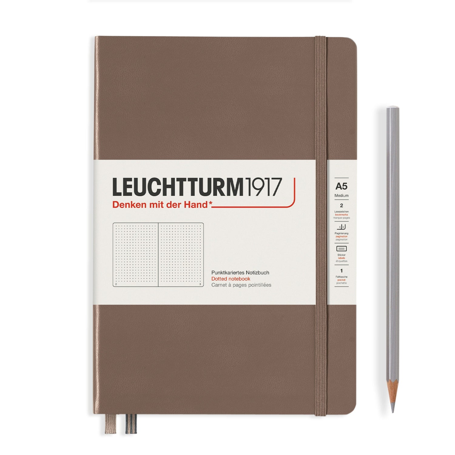 Caiet Bujo A5 Rising Colors - Warm Earth hardcover, 251 pagini BUJO Leuchtturm 1917