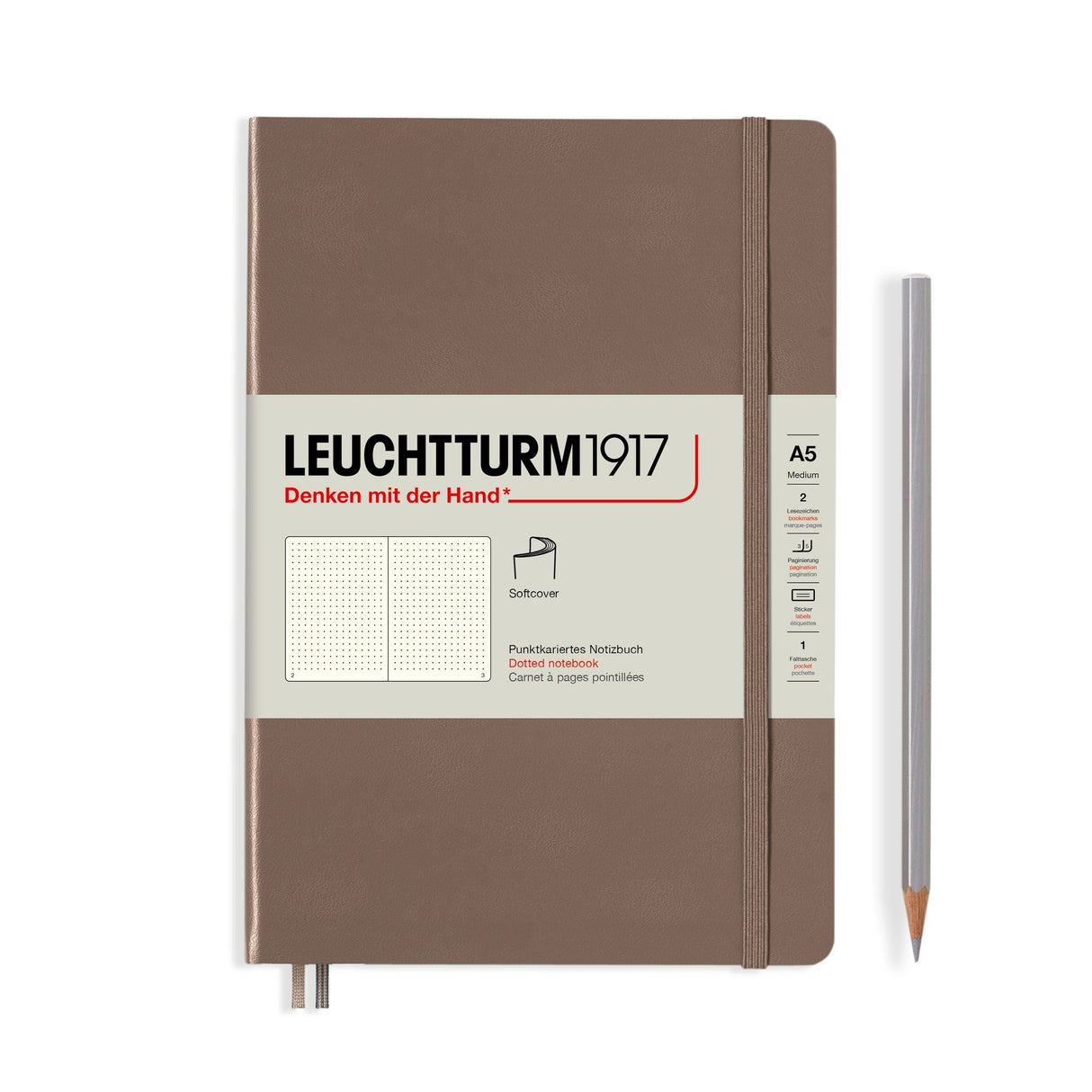 Caiet Bujo A5 Rising Colors - Warm Earth softcover, 123 pagini BUJO Leuchtturm 1917