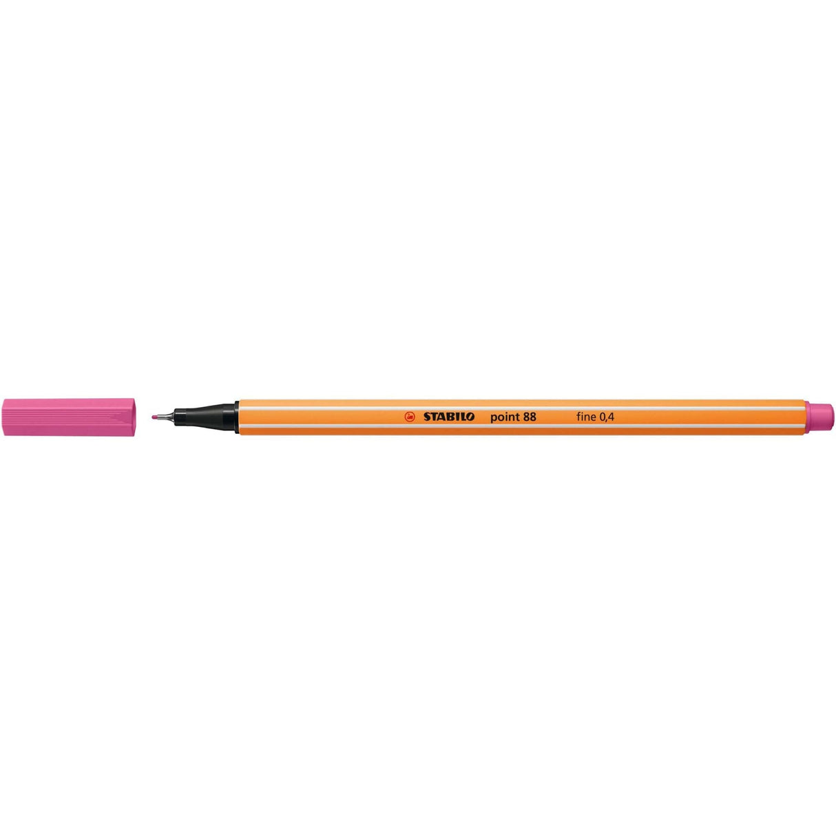 Fineliner Stabilo Point 88, capac roz Finelinere Stabilo