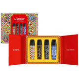Textmarker Stabilo Boss Original Dolce&Gabbana, 4 bucati / set, cutie premium din carton, editie limitata