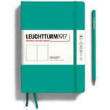 Caiet Leuchtturm1917 Medium, A5, cartonat, 251 pagini, velin, verde smarald