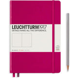 Caiet Leuchtturm1917 Medium, A5, cartonat, 251 pagini, velin, visiniu