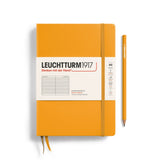 Caiet Leuchtturm1917 Medium, A5, cartonat, 251 pagini, dictando, galben