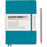 Caiet Leuchtturm1917 Medium, A5, cartonat, 251 pagini, dictando, albastru ocean