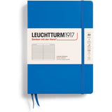 Caiet Leuchtturm1917 Medium, A5, cartonat, 251 pagini, dictando, albastru deschis