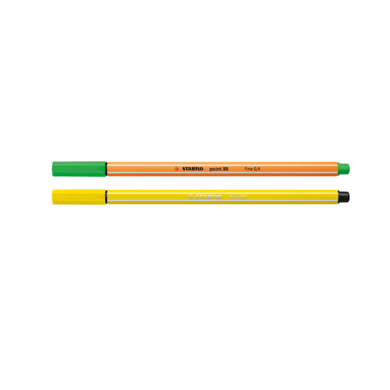 Stabilo Point 88 x 18 culori, Pen 68 x 18 culori, 36 bucati / set, etui carton Arty