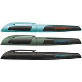 Pix Stabilo Flow, 0.5 mm, M, mina albastra, corp, black, blister