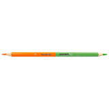 Creioane colorate Kores Kolores Duo, 3 mm, triunghiulare, 12 bucati / set, ascutitoare