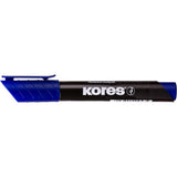 Marker permanent Kores XP 1, varf rotund, 3 mm, albastru