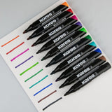 Marker permanent Kores XP 1, varf rotund, 3 mm, albastru