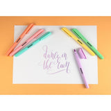 Carioca Pastel Style Kores, varf pensula, 6 culori pastelate/ set