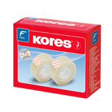 Banda adeziva Kores, 19 mm x 33 m, transaparenta