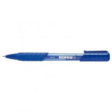 Pix cu mecanism Kores K6, F, 0.7 mm, reincarcabil, albastru
