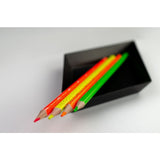 Creioane colorate Kores Kolores Style, 3 mm, triunghiulare, 26 bucati / set, cuprinde 6 culori metalice, 4 neon si 4 pastel